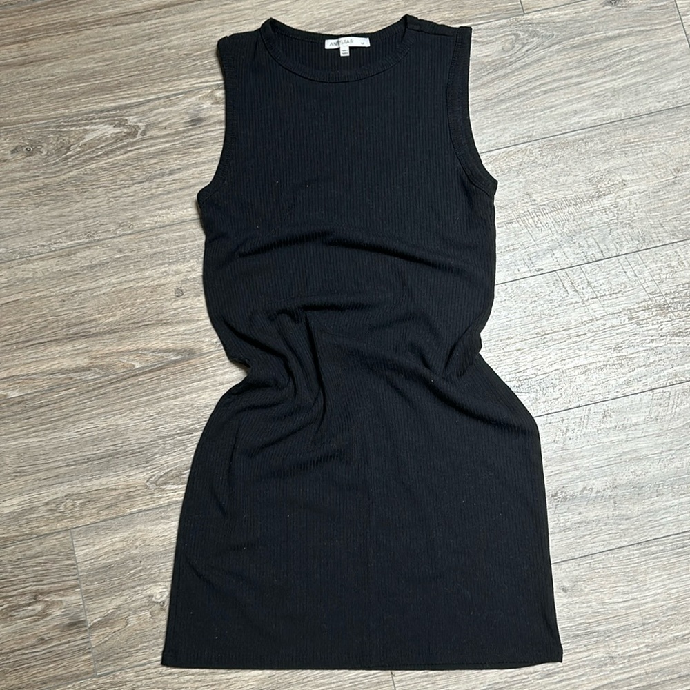 Ribbed Mini Dress